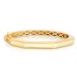 14K Octagon Edge Bangle