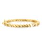 14K Greek Key Bangle