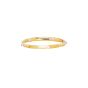 14K Gold Screw Accent Children's Bangle