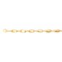 14K Gold Double Elongated Oval Link Bracelet