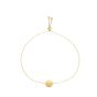 14K Gold Circle Friendship Bracelet
