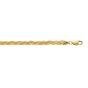 14K Gold 3.5mm Braided Fox Chain