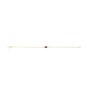 14K Garnet Paperclip Bracelet