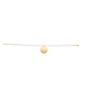 14K Pearl Tag Charm Bracelet