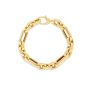 14K Gold Metropolitan Alternating Paperclip Links Chain 