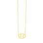 14K Gold Cancer Necklace