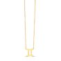14K Gold Gemini Necklace