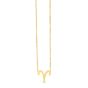 14K Gold Aries Necklace