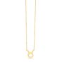 14K Gold Taurus Necklace