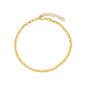 14K Gold 3mm Bead Bracelet