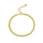 14K 4mm Beaded Bracelet