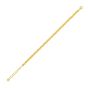 14K 4mm Beaded Bracelet