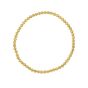 14K Moon-Cut Bead Stretch Bracelet