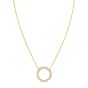 14K Diamon'Oro Circle Necklace