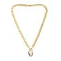 14K Le Serpent Curb Link Necklace