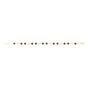 14K Onyx Geometric Mirror Gem Chain Bracelet