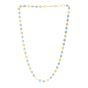 14K Turquoise Geometric Mirror Gem Chain