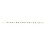 14K Turquoise Geometric Mirror Gem Chain