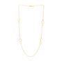 14K Twisted Link Paperclip Necklace