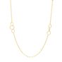 14K Twisted Link Paperclip Necklace