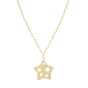 14K Cutout Star Pendant