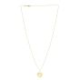 14K Cutout Heart Pendant