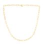 14K 4mm Diamanté Paperclip Chain