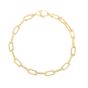 14K 4mm Diamanté Paperclip Chain