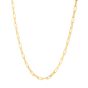 14K 4mm Diamanté Paperclip Chain