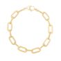 14K 7mm Diamanté Paperclip Bracelet