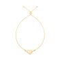 14K Adjustable Heart Bolo Bracelet