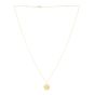 14K Radiating Heart Medallion Necklace 