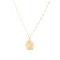 14K Radiating Heart Medallion Necklace 