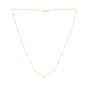 14K Saturn Bead Chain Necklace