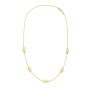 14K Elongated Hexagon Link Necklace