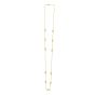 14K Elongated Hexagon Link Necklace