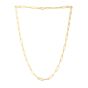 14K Long Domed Paperclip Chain