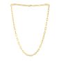 14K Oval Domed Paperclip Chain