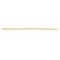 14K Oval Domed Paperclip Chain