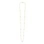 14K Layered Alternating Bead Chain