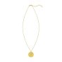 14K Radiating Circle Necklace