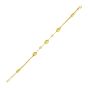 14K Adjustable Puff Pebble Bracelet/Anklet