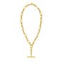 14K Gold Toggle Necklace