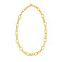 14K Gold Large Oval Link Fancy Chain
