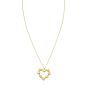 14K Diamond Heart Bauble Necklace
