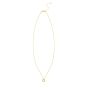 14K Petite Diamond Circle Necklace