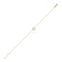 14K Petite Diamond Heart Bracelet