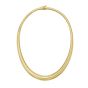14K Graduated Tubogas Necklace