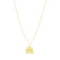 14K Gold Elephant Necklace 