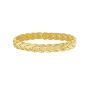14K Chevron Link Bangle